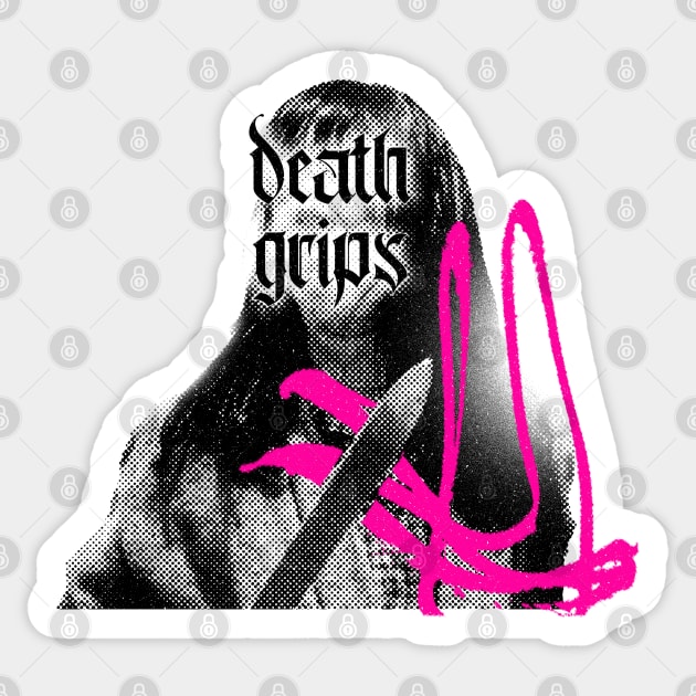 Death Grips  ⚪️  ⚪️  Original Design Sticker by unknown_pleasures